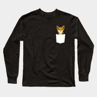 Pocket Fox Long Sleeve T-Shirt